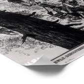 Nieuw ontdekte mijnen in de Rocky Mountains Poster (Hoek)