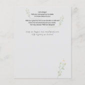 NIEUW! ONTWERP EIGEN TROUWKAART FOLDER!! Budget Flyer (Achterkant)