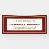 Nieuw ontwerp!Fijne ouderdomsbanner Spandoek (Horizontaal)