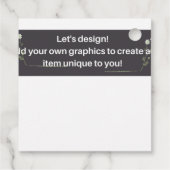 NIEUW! Ontwerp Je Eigen Trouwaccessoire Bedankjes Labels (Achterkant)