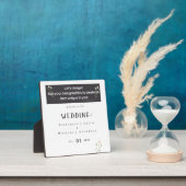 NIEUW! ONTWERP JE EIGEN TROUWTEKEN PLAQUE FOTOPLAAT (Insitu)