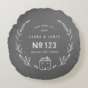 Nieuw ontwerp met eigen hand rond kussen