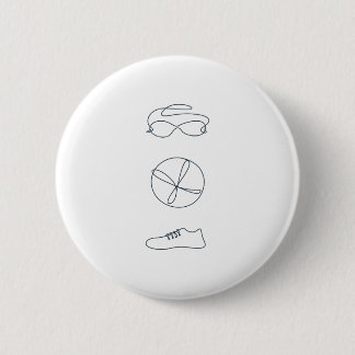 Nieuw ontwerp met triathlon ronde button 5,7 cm