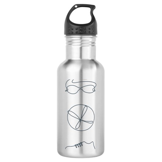 Nieuw ontwerp met triathlon waterfles (Voorkant)