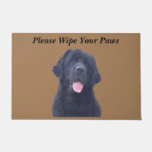 Nieuw ontwerp van de Dog van Newfoundland Deurmat (Voorkant)