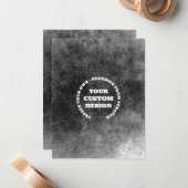 Nieuw ontwerp van Scratch - Creëer a Gepersonalise Notitiekaartje (Voorkant / Achterkant in situ)