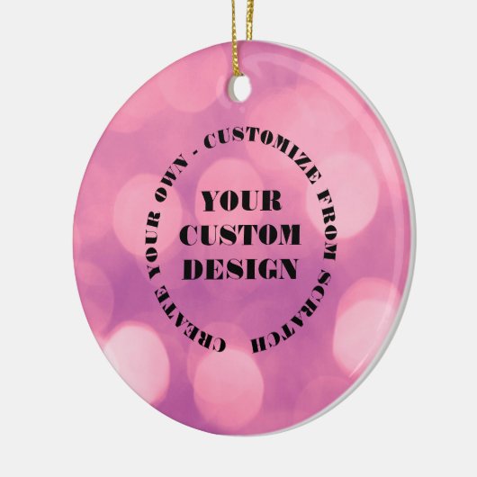 Nieuw ontwerp van Scratch Creëer Uw Eigen Douane Keramisch Ornament (Links)