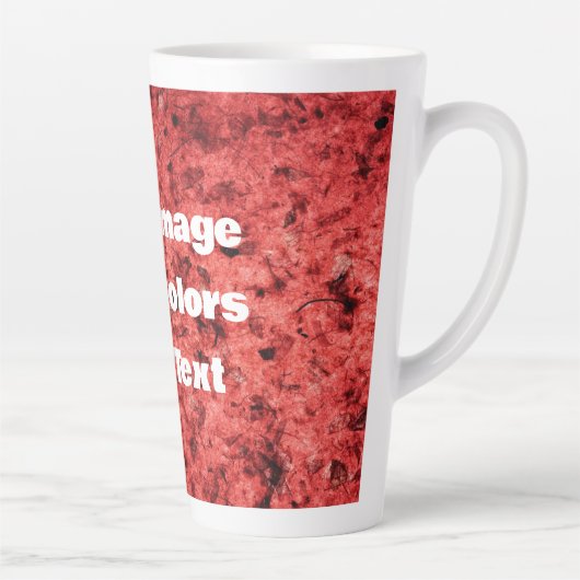 Nieuw ontwerp vanaf krassen - Creëer Uw eigen Latte Mok (Rechts)