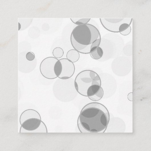 Nieuw ontwerp vanaf krassen - Creëer Uw eigen Vierkante Visitekaartje (Achterkant)