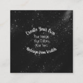 Nieuw ontwerp vanaf krassen - Creëer Uw eigen Vierkante Visitekaartje (Voorkant)