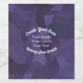 Nieuw ontwerp vanaf krassen - Creëer Uw eigen Wijn Etiket (Enkel label)