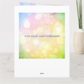 Nieuw ontwerp voor Baby Boy Kaart (Achterkant)