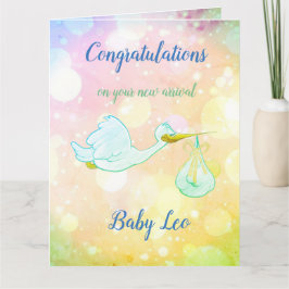 Nieuw ontwerp voor Baby Boy Kaart