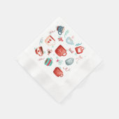 Nieuw ontwerp voor de kerstviering servet (Hoek)