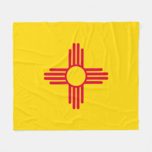 Nieuw ontwerp voor de vlag van de staat New Mexico Fleece Deken