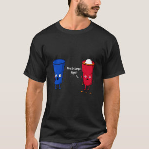 Nieuw op Campus Night Beer Pong Drink game Beer D T-shirt