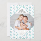 Nieuw op de Crew 2 Foto Blauwgroen Nautical Anchor Aankondiging (Achterkant)