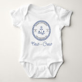 Nieuw op de Nautical Blue Boat Anchor Custom Romper (Voorkant)