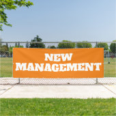 Nieuw Oranje beheer - Witte Grote buitenbedrijven Spandoek (Insitu)