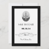 Nieuw Orleans Jackson Square Save the Date Kaarten (Voorkant)