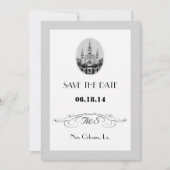 Nieuw Orleans Jackson Square Save the Date Kaarten (Voorkant)