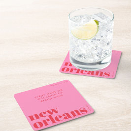 Nieuw orleans Louisiana partij Papier Onderzetter