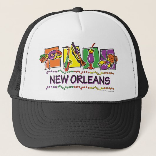 NIEUW-ORLEANS-PLEIN-eps kopie Trucker Pet (Voorkant)