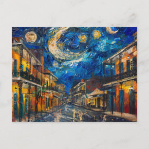 Nieuw-Orleans Sterrenkaart Briefkaart