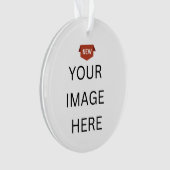 NIEUW! Ornament - Acryl - Cirkel - Aangepast (voorkant)