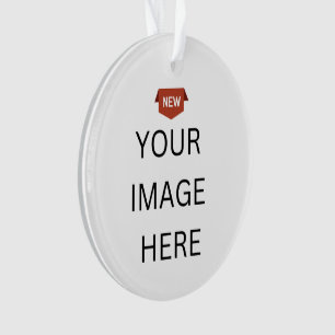 NIEUW! Ornament - Acryl - Cirkel - Aangepast