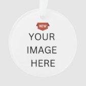 NIEUW! Ornament - Acryl - Cirkel - Aangepast (voorkant)