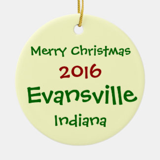 NIEUW ORNAMENT EVANSVILLE INDIANA CHRISTMAS 2016