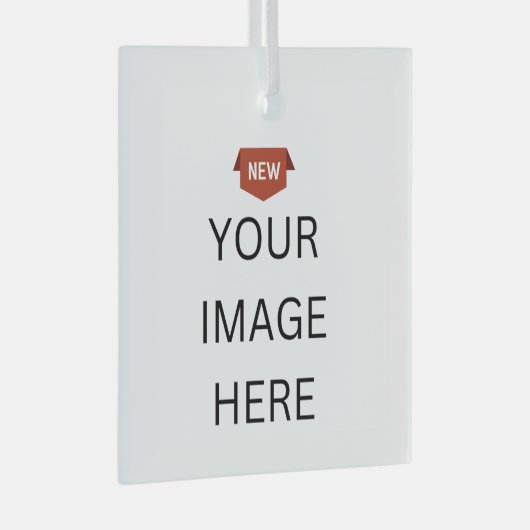 NIEUW! Ornament - Glasvierkant Ornament - Aangepas (Voorkant Rechts)