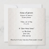 Nieuw Paars populair uitnodigingsschip Kaart (Achterkant)