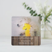 Nieuw pakket introduceren | Aankondiging van Baby (Staand voorkant)