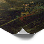 Nieuw paleis van Westminster uit de Theems Poster (Hoek)