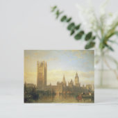 Nieuw Paleis van Westminster van de Rivier Theems Briefkaart (Staand voorkant)