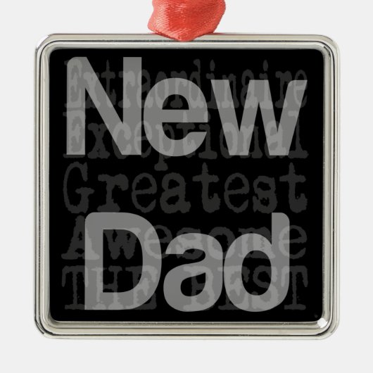 Nieuw pap Extraordinaire Metaal Ornament (Voorkant)