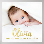 Nieuw pasgeboren fotoelegant script folie afdrukken (Voorkant)