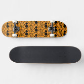 NIEUW - Pastel Cartoon Schedel Persoonlijk Skateboard (Horizontaal)