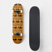 NIEUW - Pastel Cartoon Schedel Persoonlijk Skateboard (Voorkant)