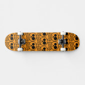 NIEUW - Pastel Cartoon Schedel Persoonlijk Skateboard (Horizontaal)