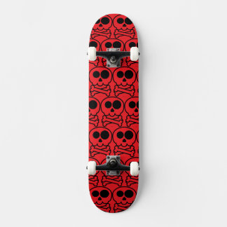 NIEUW - Pastel Cartoon Schedel Persoonlijk Skateboard