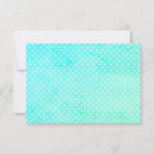 nieuw pastelstip baby shower rsvp (Achterkant)