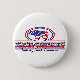 NIEUW-Patriotisch-Grijze Ronde Button 5,7 Cm