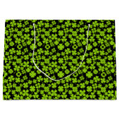 Nieuw patroon.Omkleverbladeren 01 Zwarte BG Groot Cadeauzakje (Voorkant)