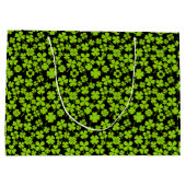 Nieuw patroon.Omkleverbladeren 01 Zwarte BG Groot Cadeauzakje (Achterkant)