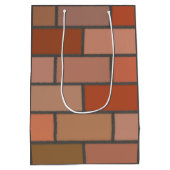 Nieuw patroon voor wandontwerp voor bakstenen medium cadeauzakje (Achterkant)