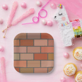 Nieuw patroon voor wandontwerp voor bakstenen papieren bordje (Feest)