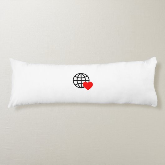 Nieuw personaliseer Tekst Logo Body Kussen (Voorkant)
